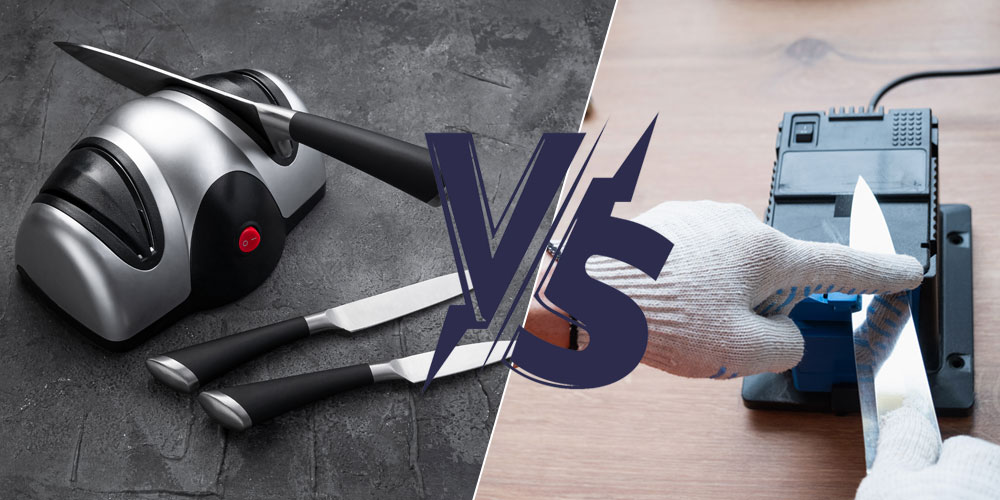 Manual vs. Electric Knife Sharpeners