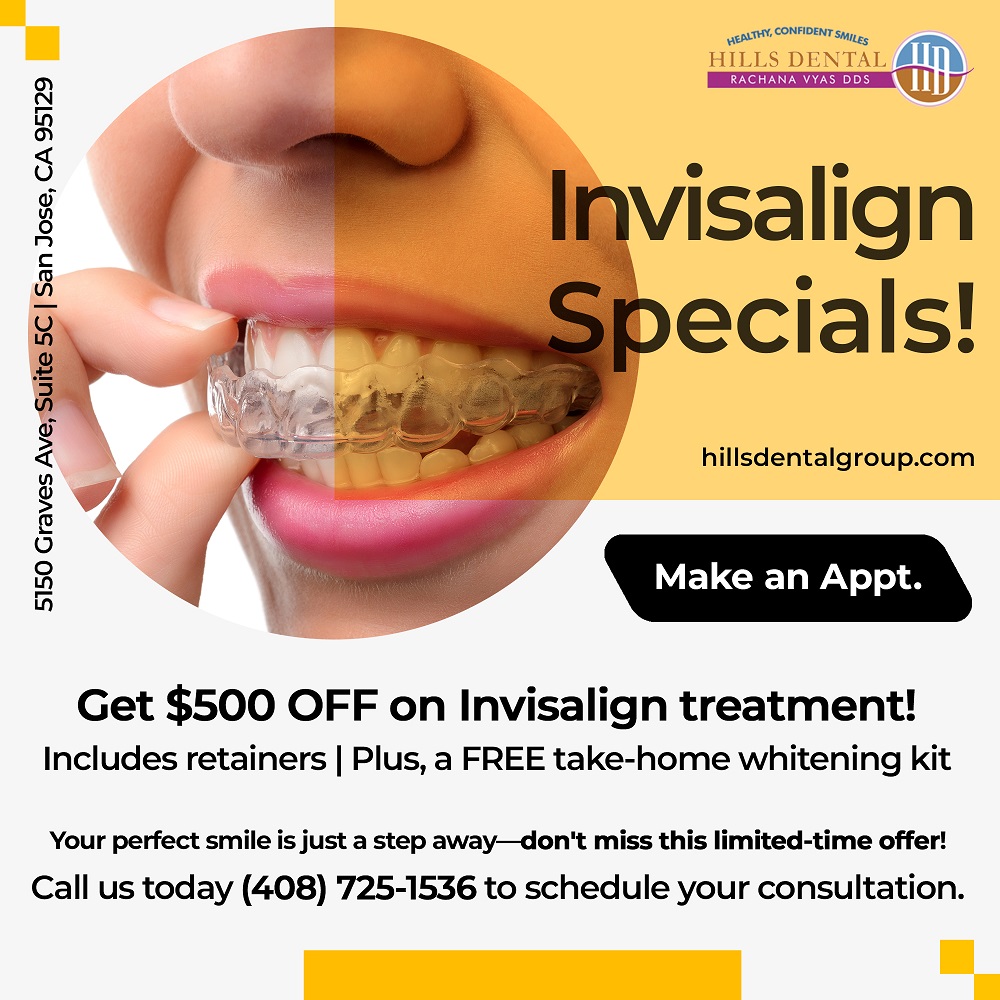 Transform Your Smile! Get $500 OFF on Invisalign treatment!