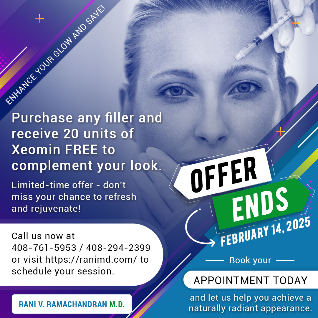 Purchase any filler and receive 20 units of Xeomin FREE to complement your look